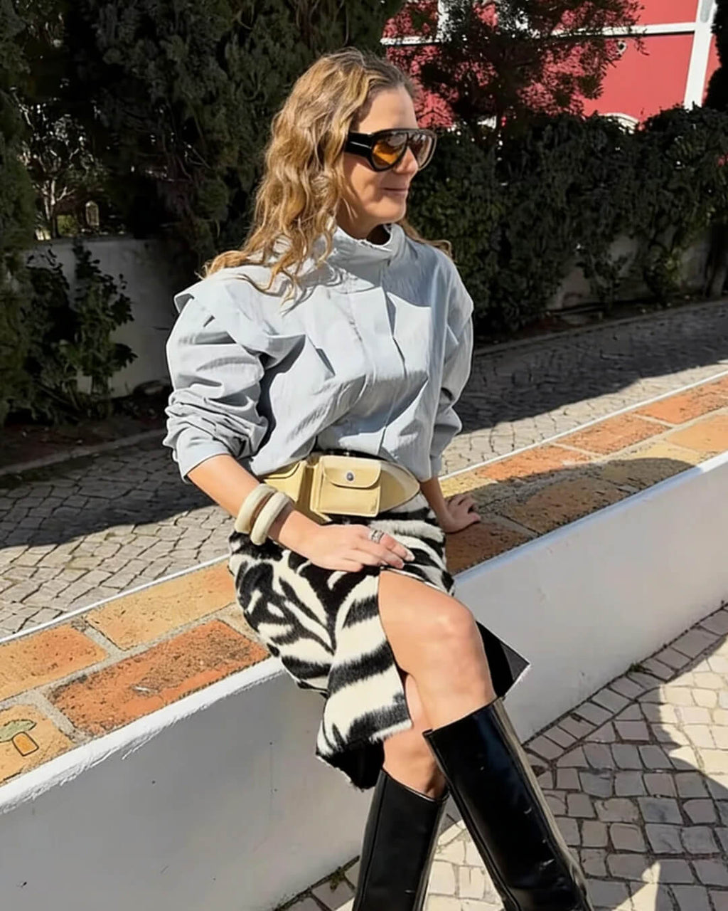 Roxana High Collar Cropped Jacket