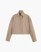 Roxana High Collar Cropped Jacket