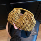 Sabrina Woven Rattan Tote