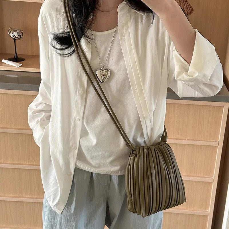 Sadie Pleated Mini Crossbody Bag