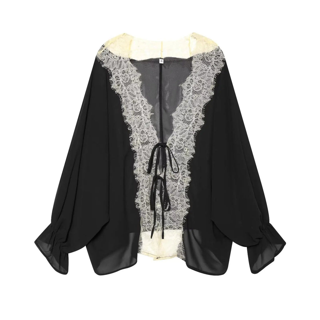 Sarah Lace Patchwork Blouse