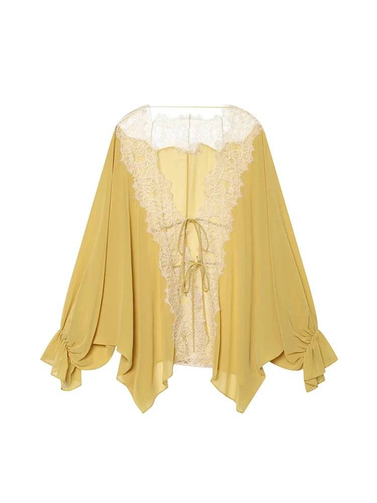 Sarah Lace Patchwork Blouse