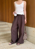 Shiela Wide Leg Linen Pants