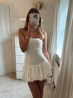 Jane Drop-Waist Bubble-Hem Dress