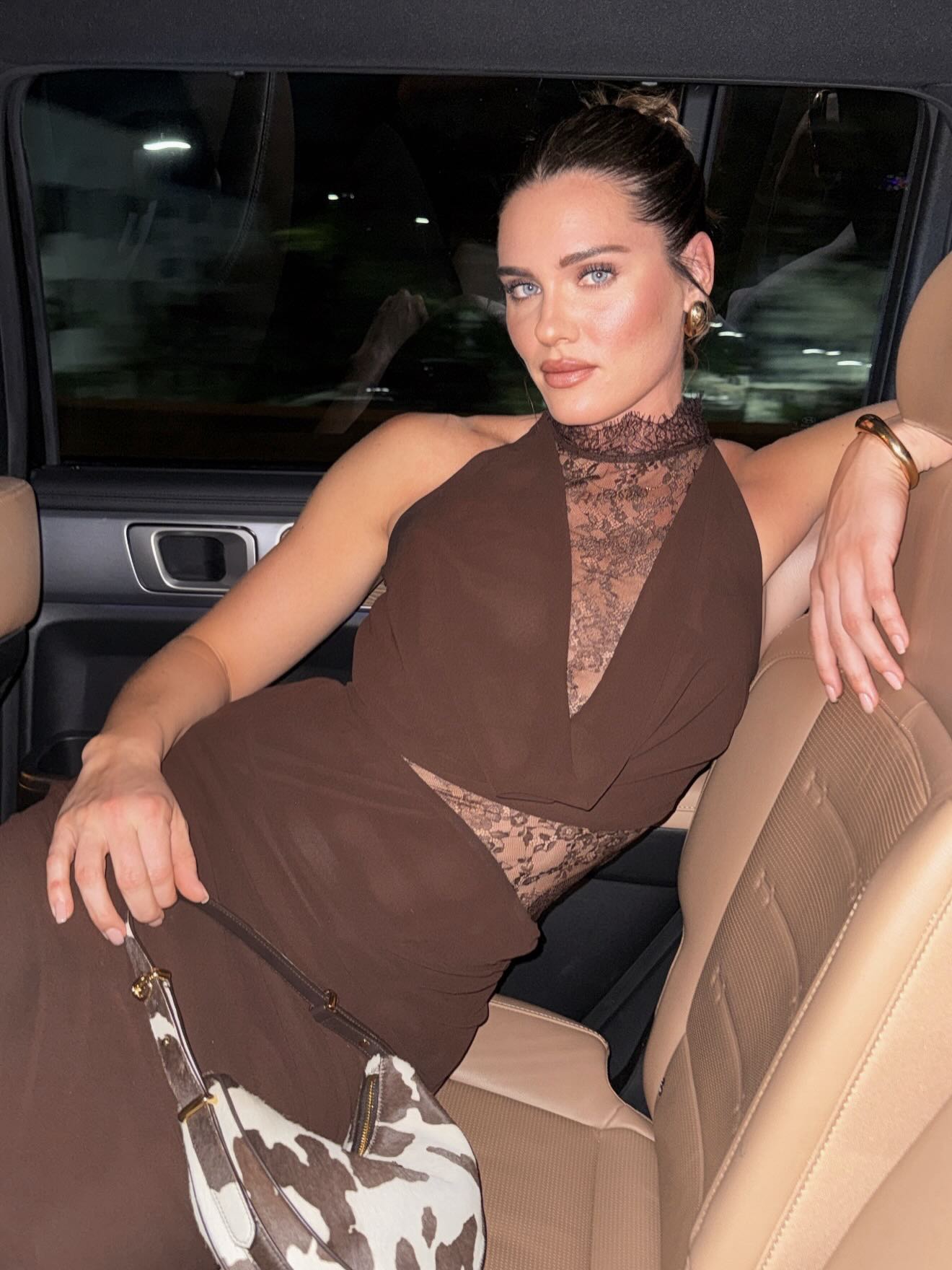 Katie Halter Lace Maxi Dress