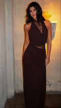 Katie Halter Lace Maxi Dress