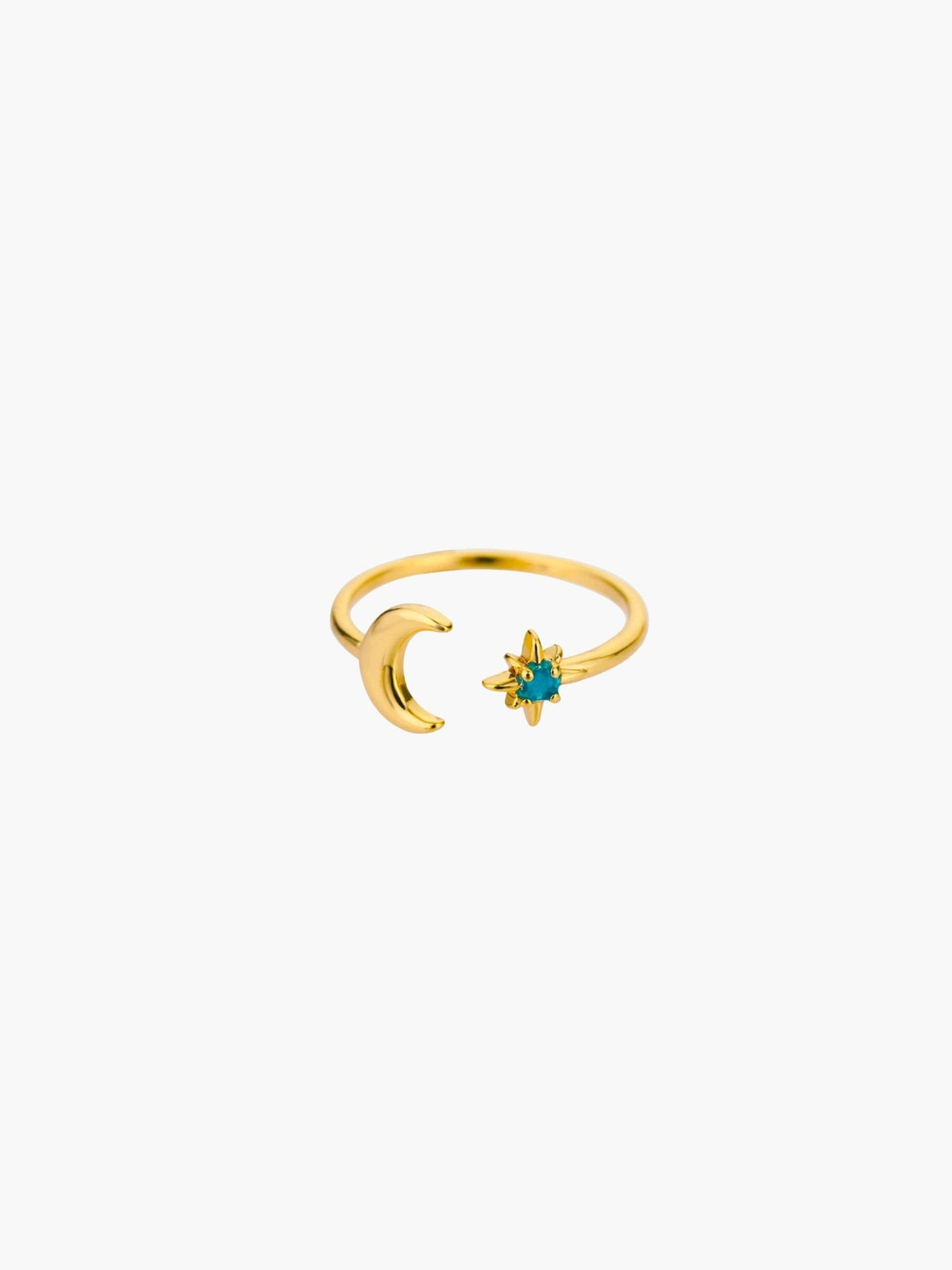 Aglea Moon and Star Ring