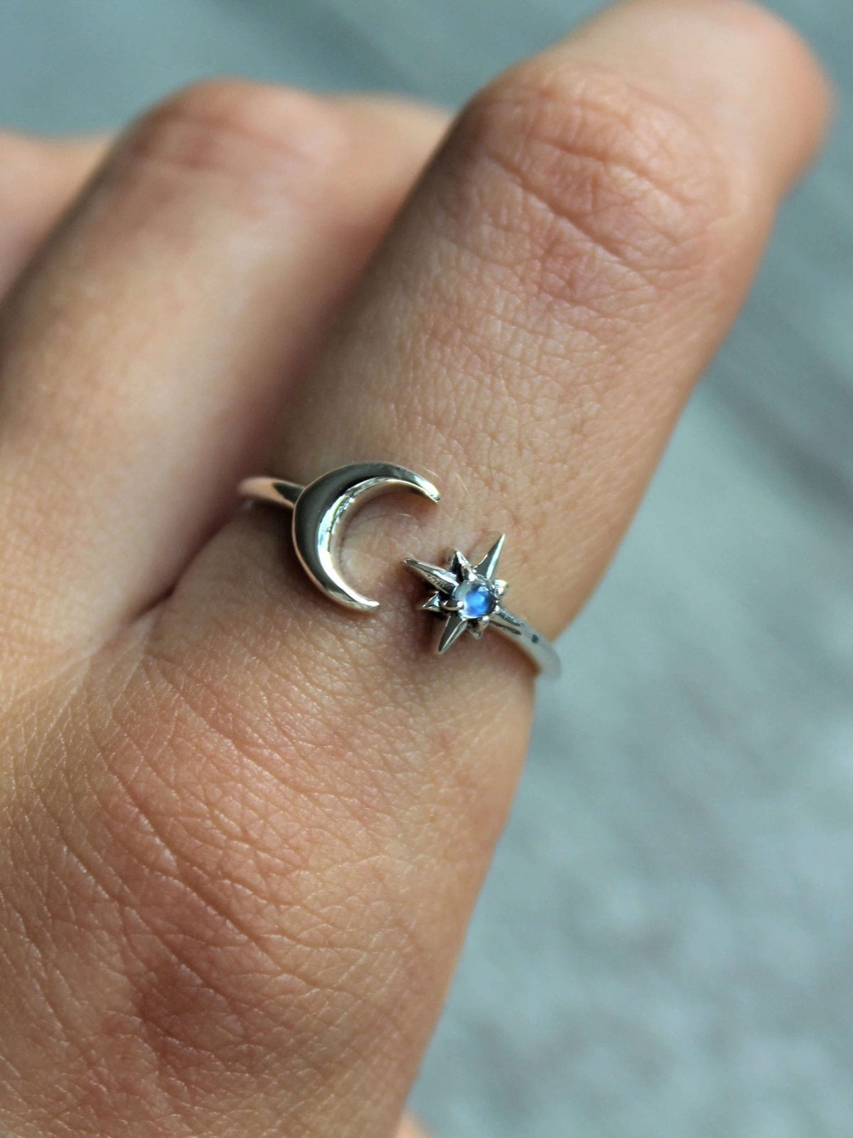 Aglea Moon and Star Ring