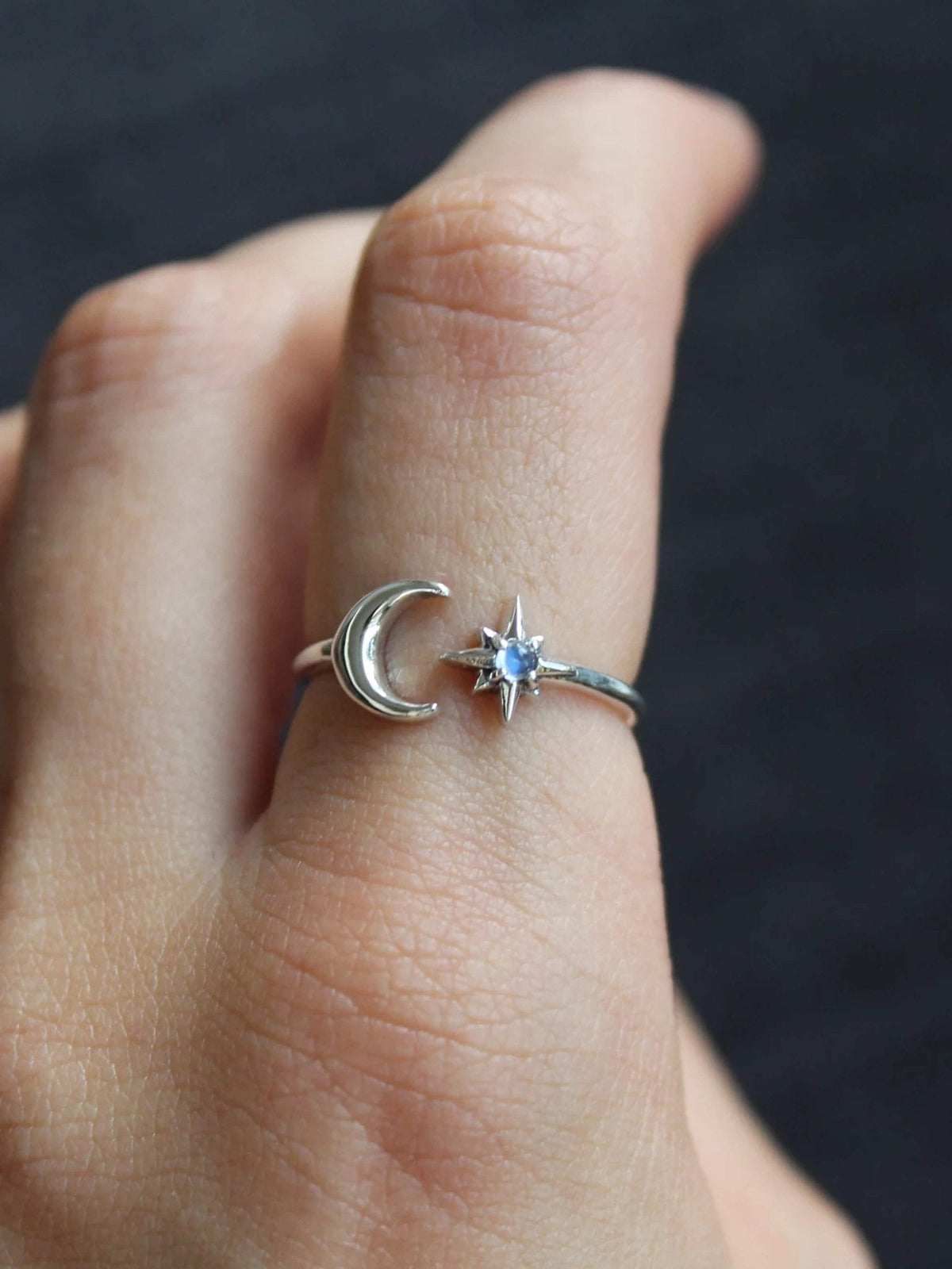 Aglea Moon and Star Ring