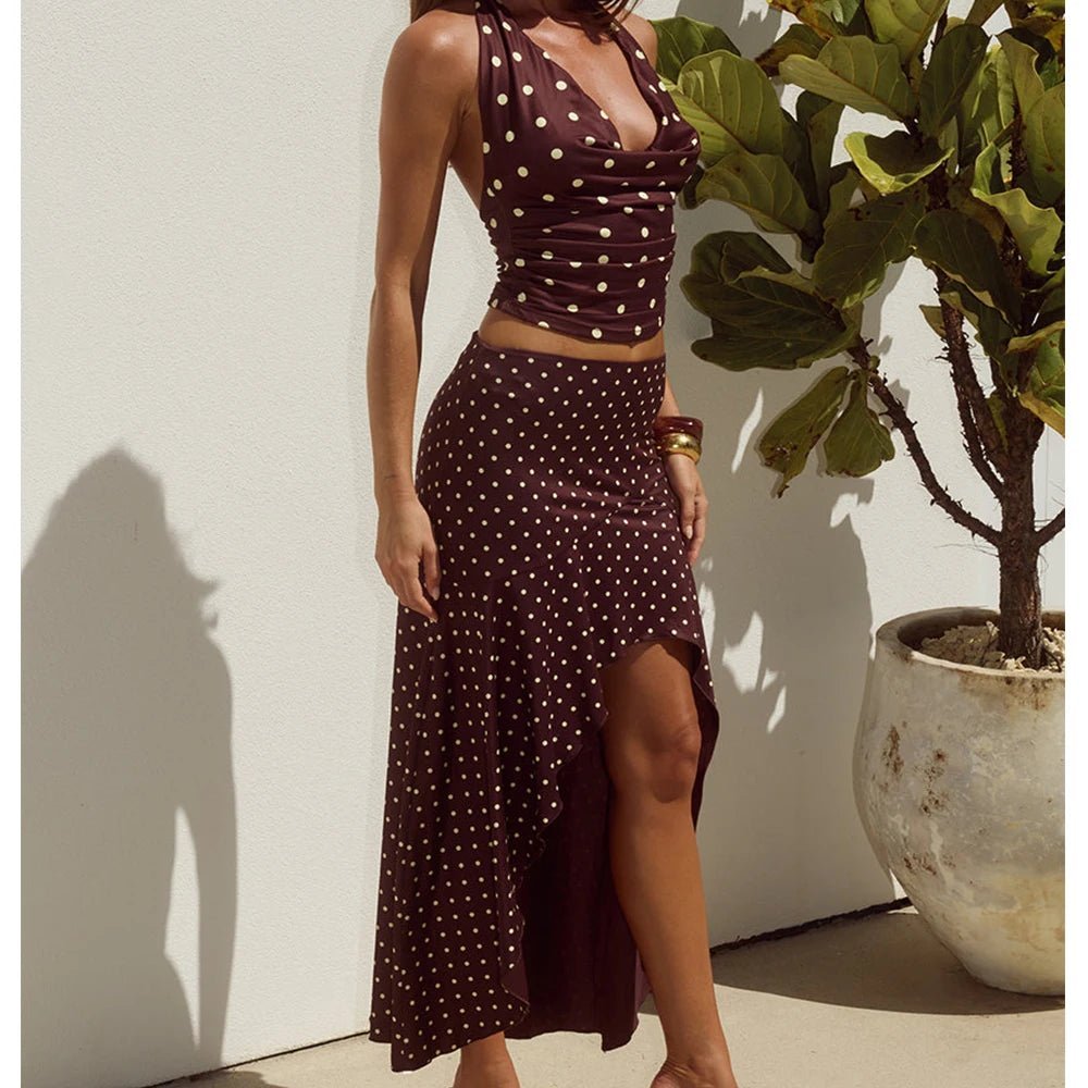 Kate Two-Piece Polka Dot Set