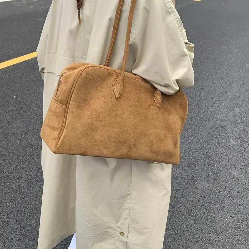 Agnieszka Vintage Faux Leather Laptop Tote