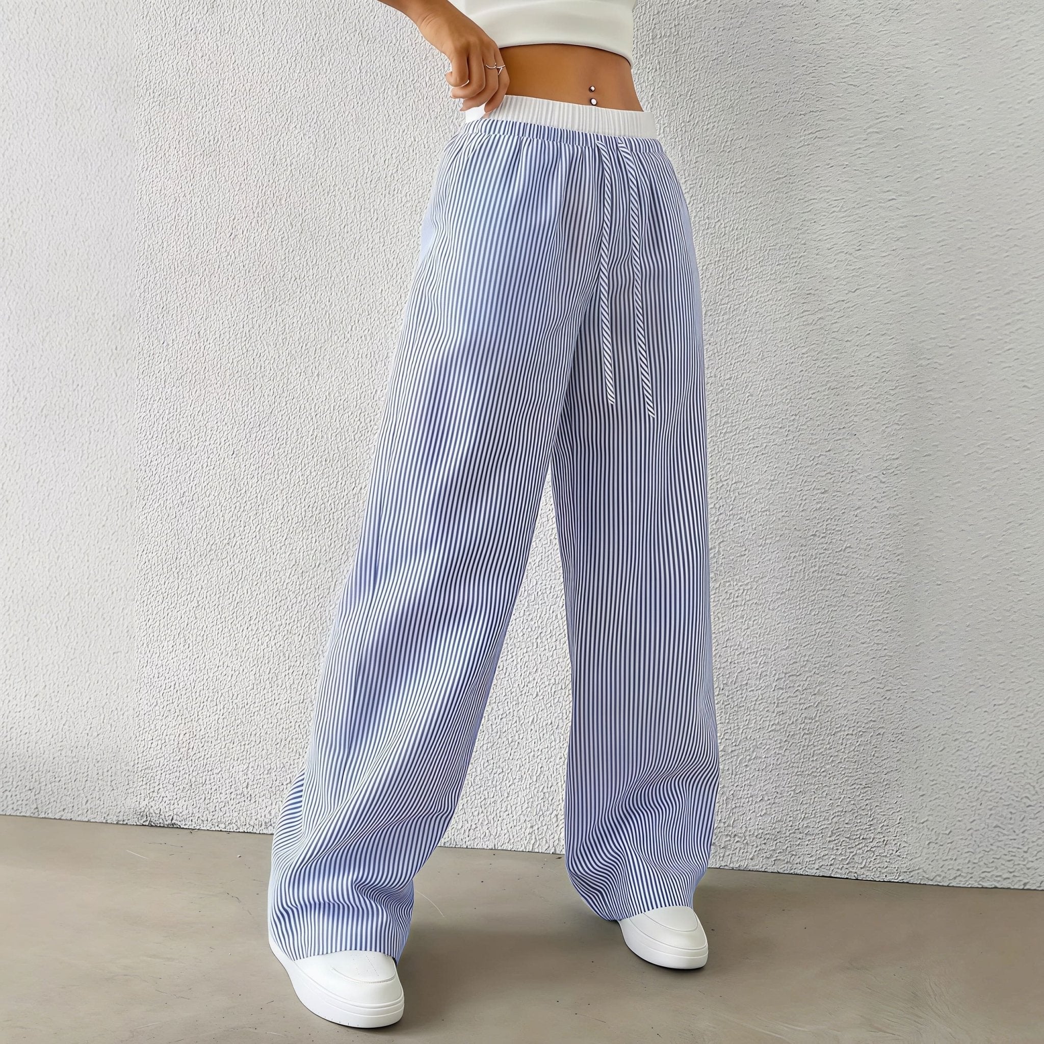 Solara Striped Straight Pants