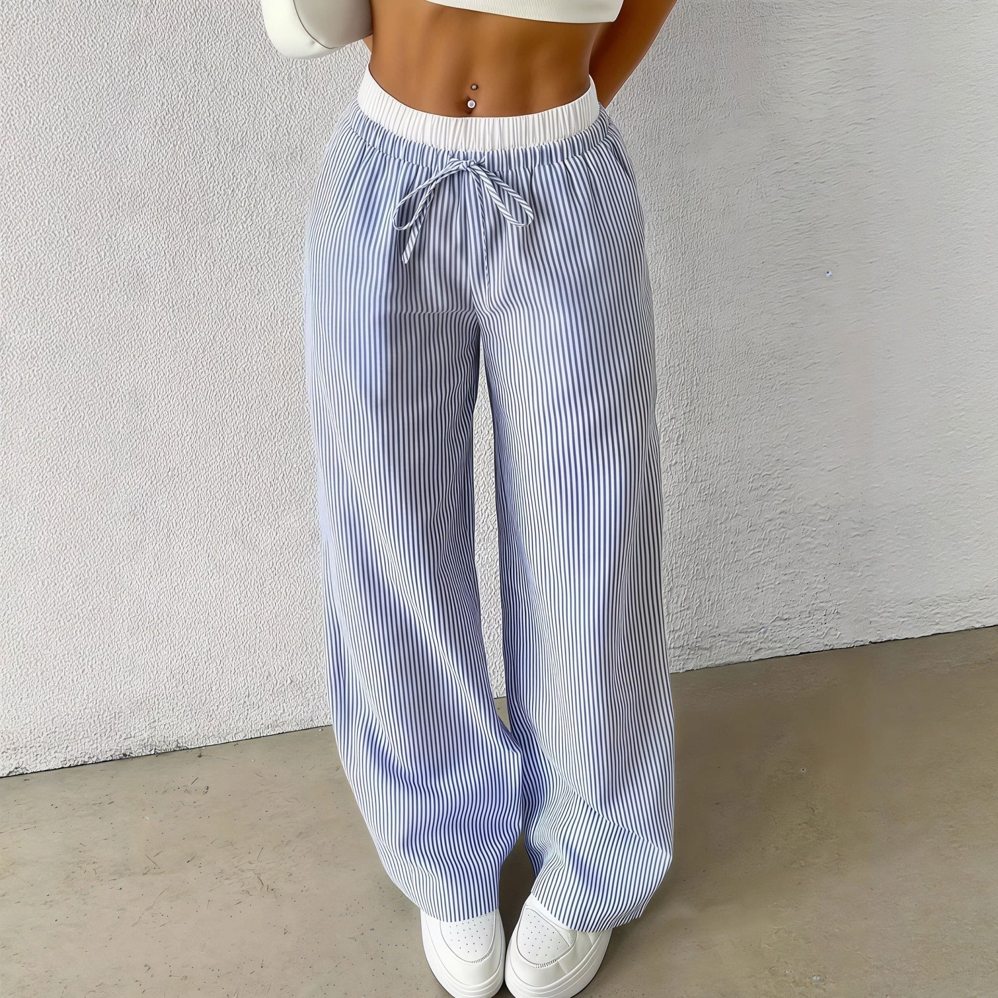 Solara Striped Straight Pants