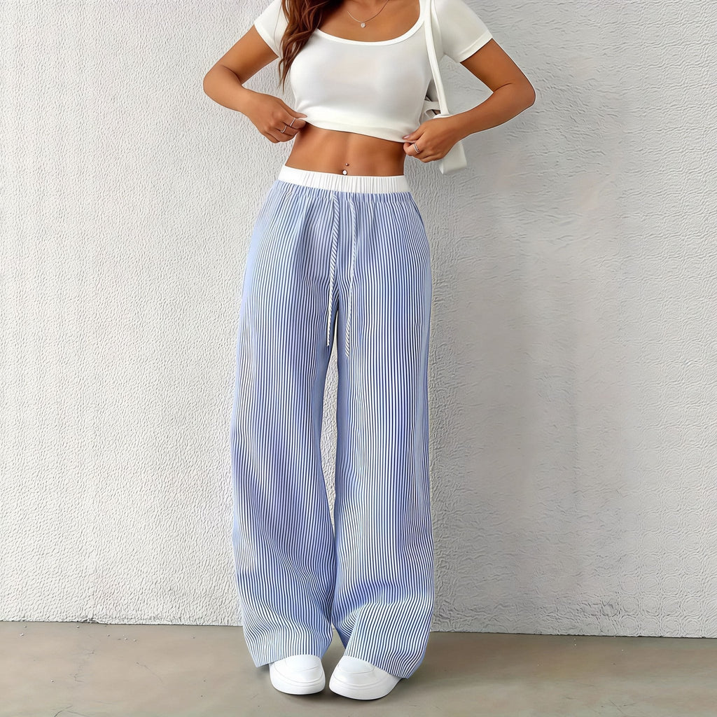 Solara Striped Straight Pants
