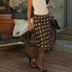 Sole Polka Dot Midi Skirt