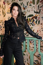 Joanna Elegant Lace Blouse