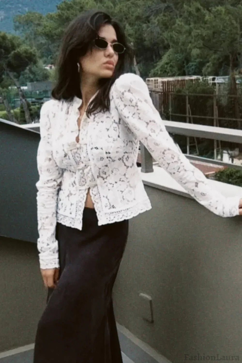 Joanna Elegant Lace Blouse