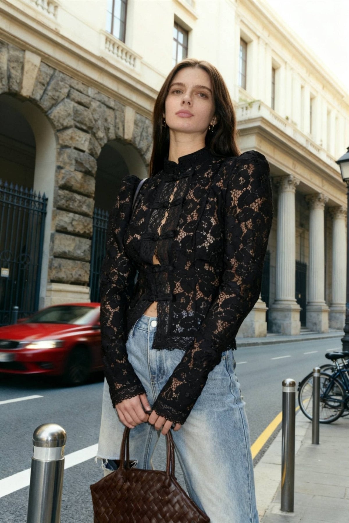 Joanna Elegant Lace Blouse