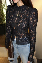 Joanna Elegant Lace Blouse
