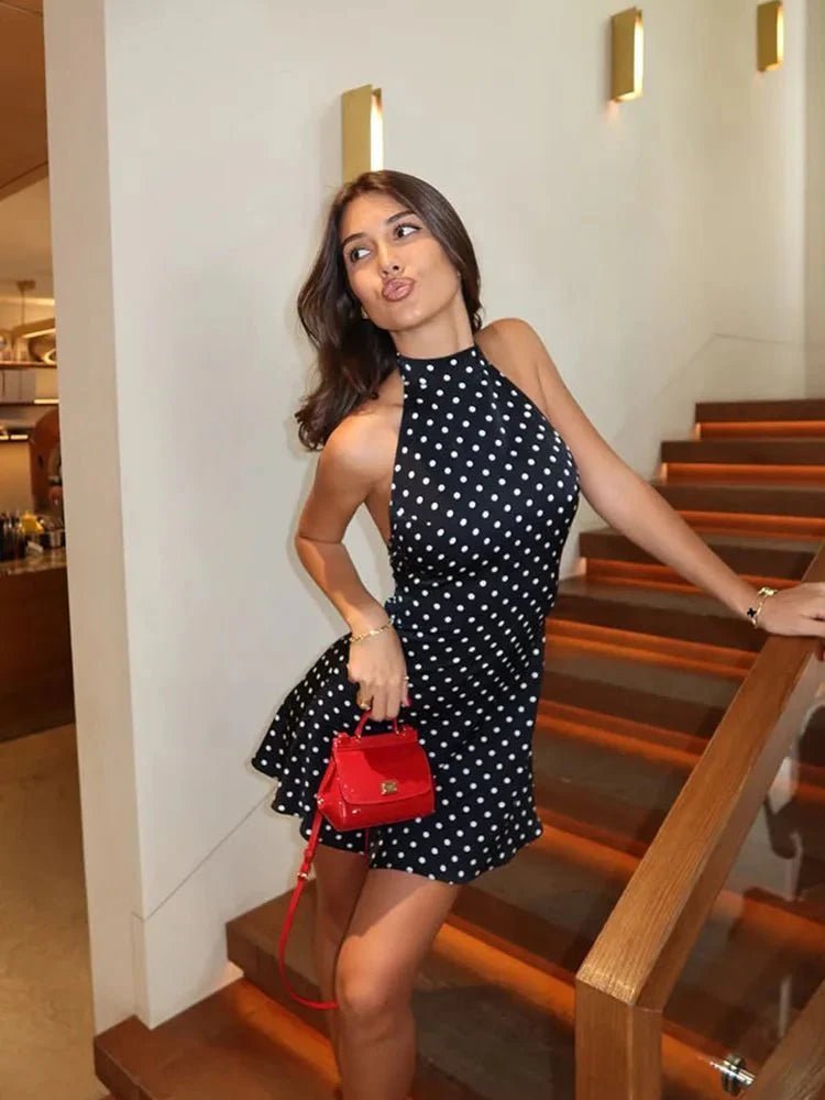 Julie Halter Dot Mini Dress