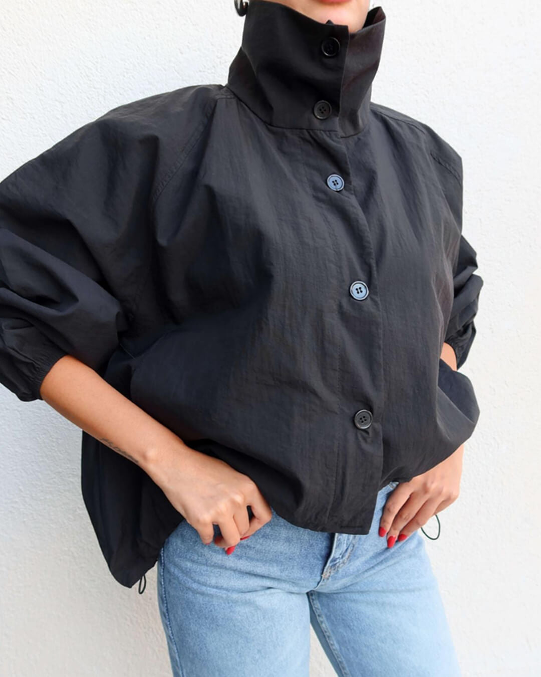 Claudia High-Neck Jacket