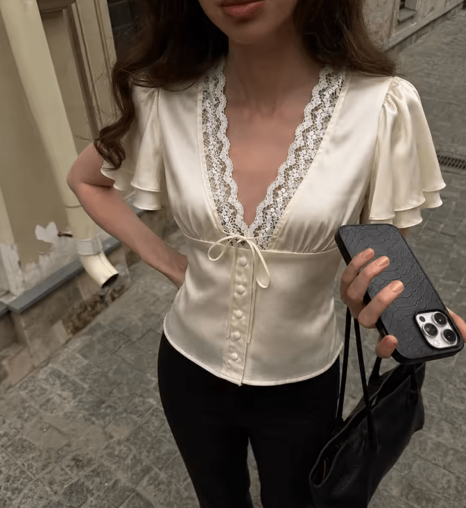 Carmen Silk Blouse