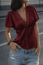 Carmen Silk Blouse