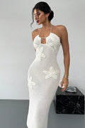 Daniela Cutout Halter Dress