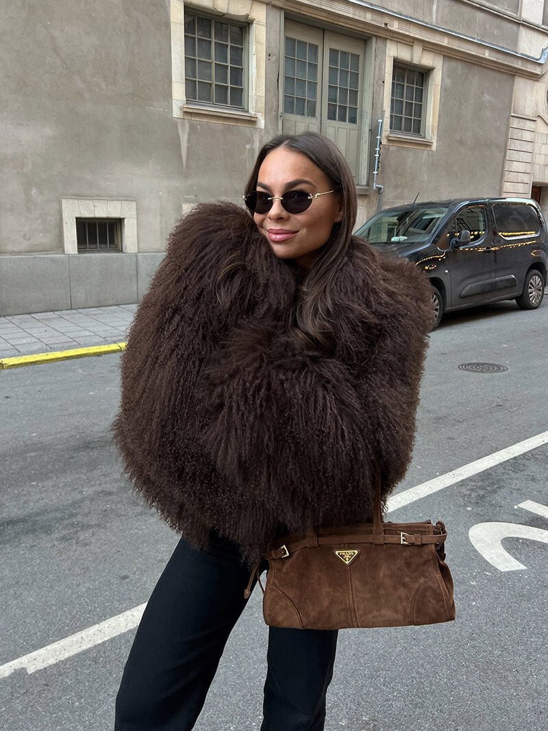 Afroza Faux Fur Coat