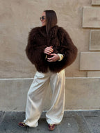 Afroza Faux Fur Coat