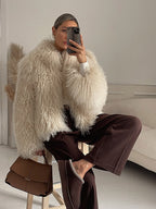 Afroza Faux Fur Coat