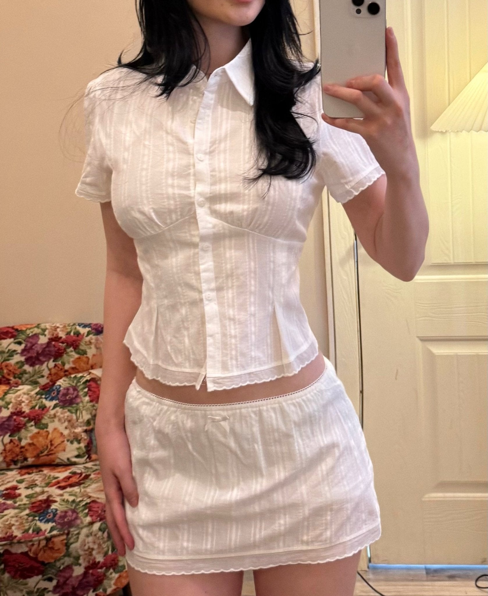Stellina Cropped Skort Set