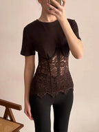 Suzette Lace Corset Top