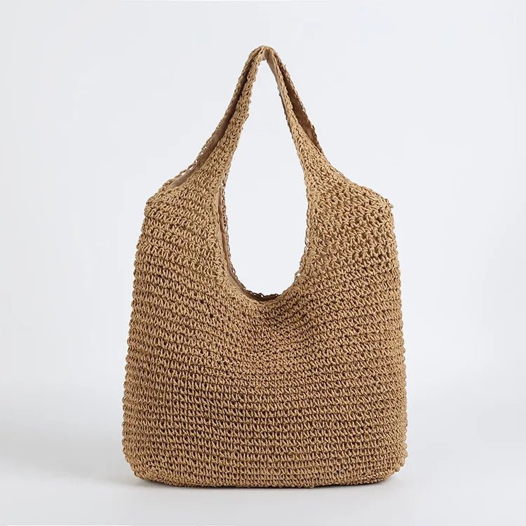 Svea Woven Rattan Tote Bag