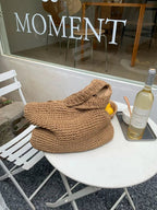 Svea Woven Rattan Tote Bag