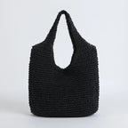 Svea Woven Rattan Tote Bag