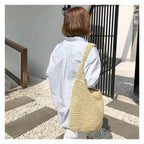 Svea Woven Rattan Tote Bag