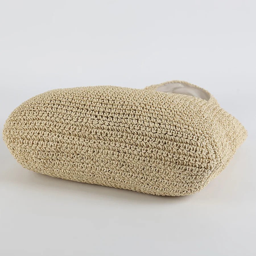 Svea Woven Rattan Tote Bag