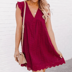 Sylvie V-Neck Sleeveless Mini Dress