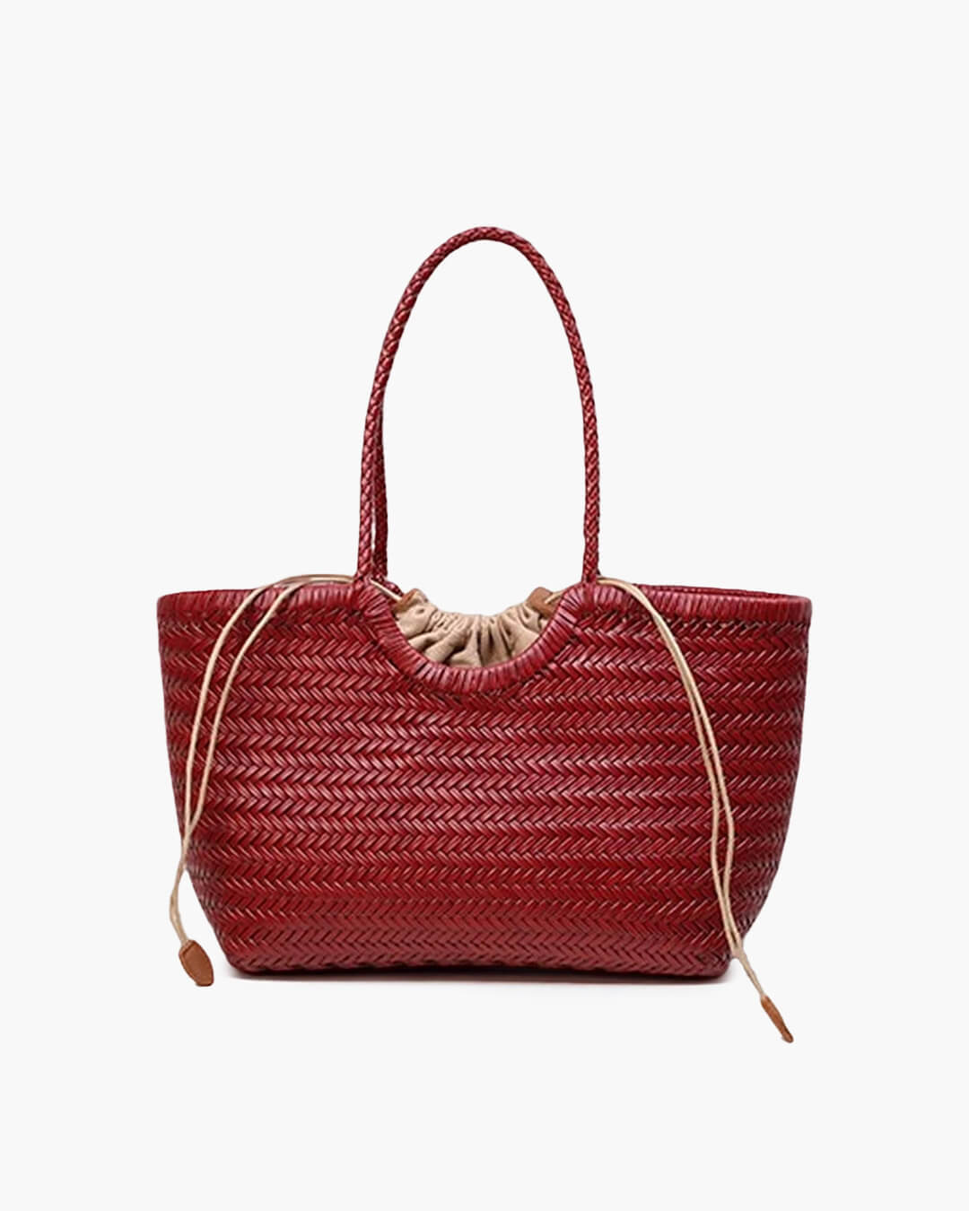 Tatum Handwoven Leather Tote Bag