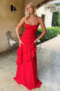 Tirzah Backless Spaghetti Strap Maxi Dress