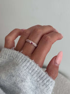 Ahelia Gradient Rhinestone Band Ring