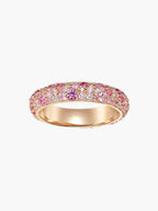 Ahelia Gradient Rhinestone Band Ring