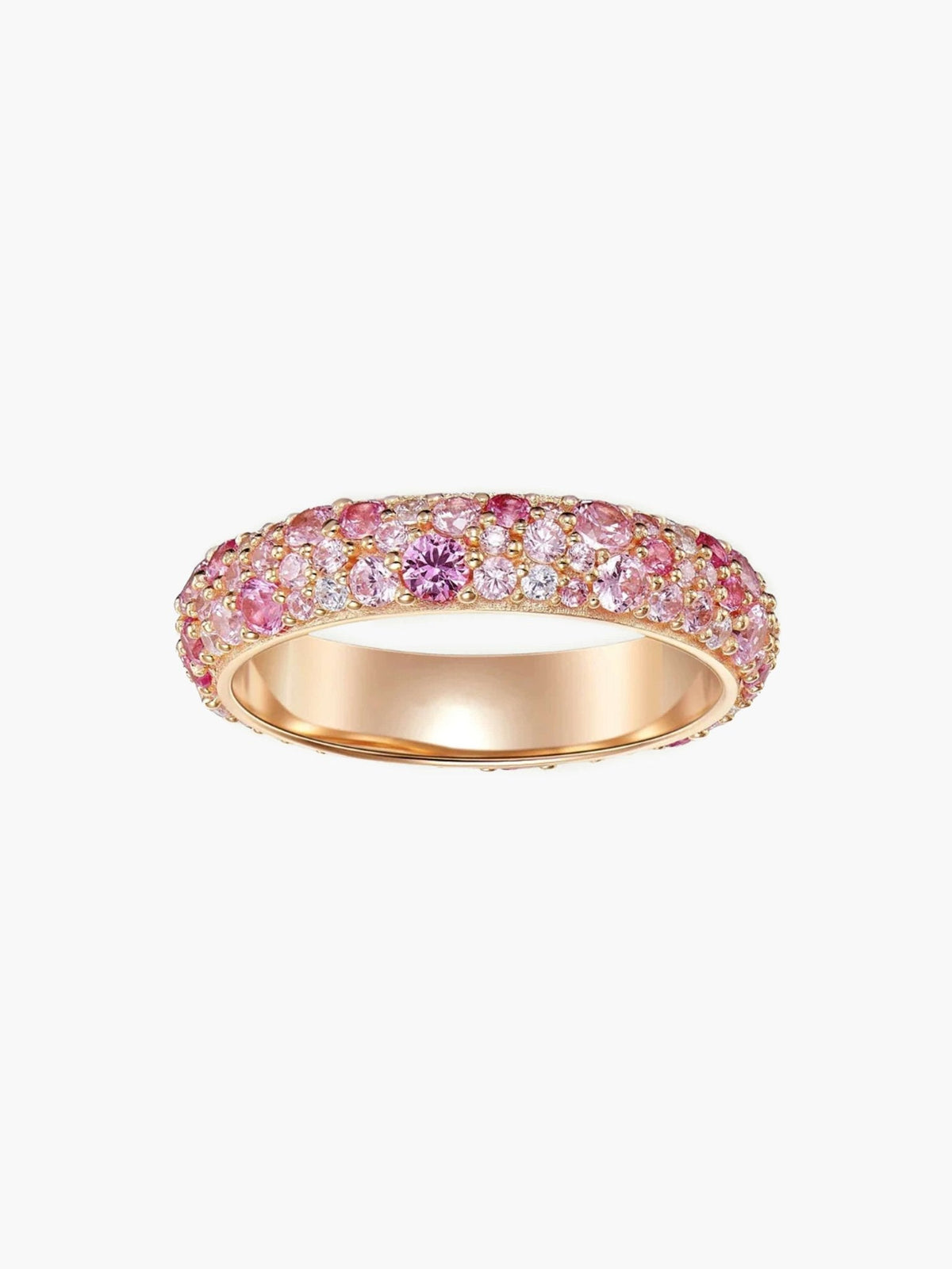 Ahelia Gradient Rhinestone Band Ring