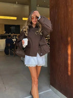 Ahimsa Cropped Trench Coat