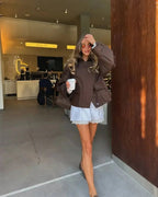 Ahimsa Cropped Trench Coat