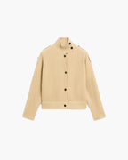 Ahiwa Stand Collar Knitted Cardigan