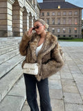 Ahlam Oversized Faux Fur Coat