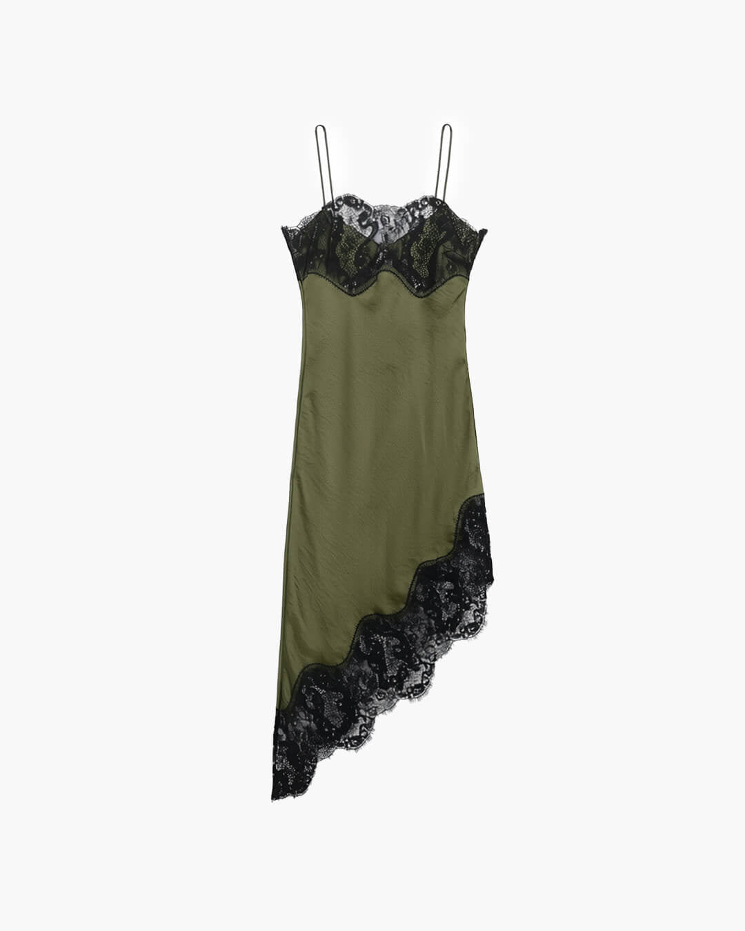 Lily Lace Satin Sling Dress