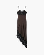 Lily Lace Satin Sling Dress